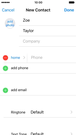 Press Phone and key in the required phone number.