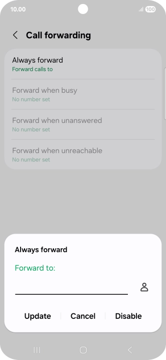Press Disable. Press Disable.