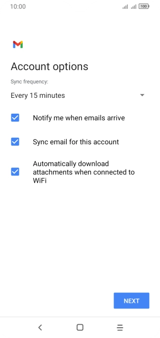 Press the drop down list below 