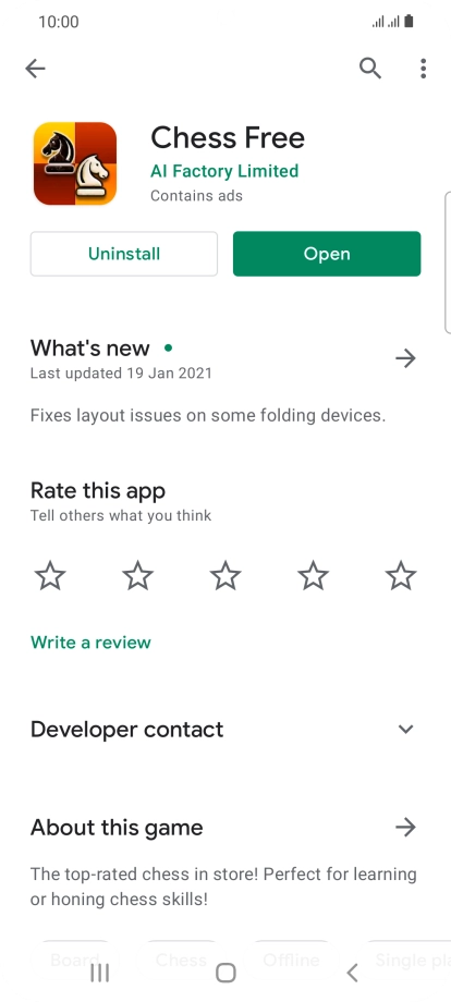 Press Uninstall. Press Uninstall.