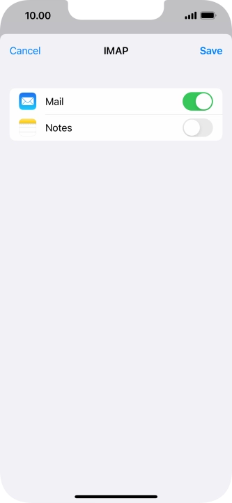 Press Save. Your email account has now been set up. To select more settings for incoming and outgoing server, proceed with the following steps.