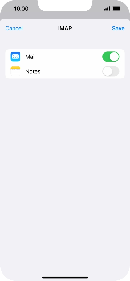 Press Save. Your email account has now been set up. To select more settings for incoming and outgoing server, proceed with the following steps.