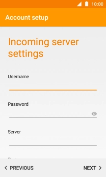 Press the field below 