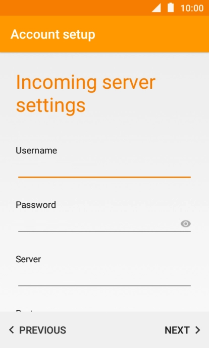 Press the field below 