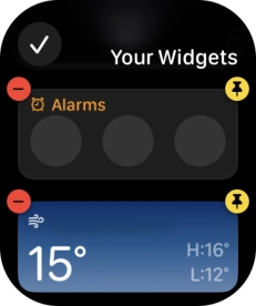 Press the confirm icon. Press the confirm icon.