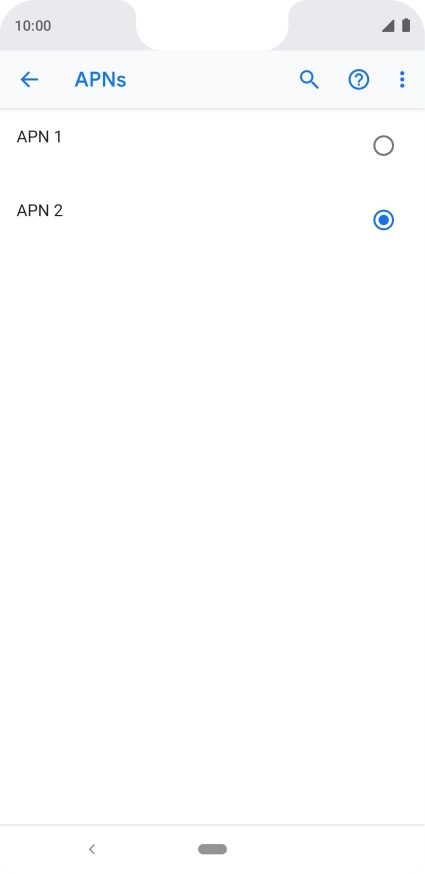 Press the Home key to return to the home screen.