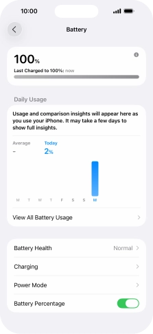 Press Power Mode. Press Power Mode.