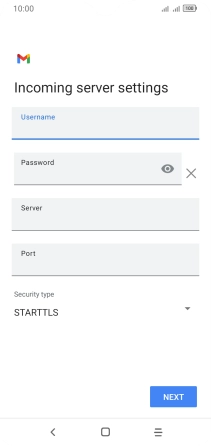 Press the field below 