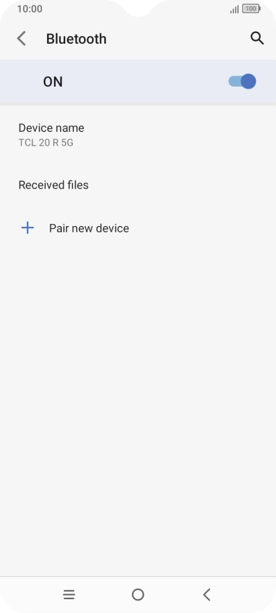 Press Pair new device. Press Pair new device.