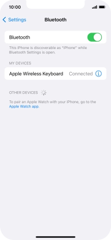 Slide your finger upwards starting from the bottom of the screen to return to the home screen.