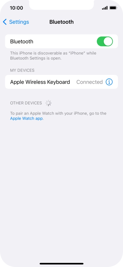 Slide your finger upwards starting from the bottom of the screen to return to the home screen.