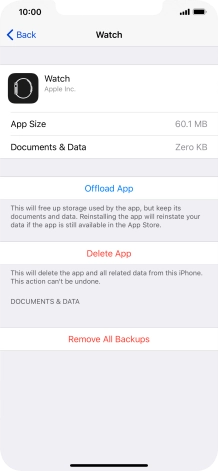 Press Offload App.