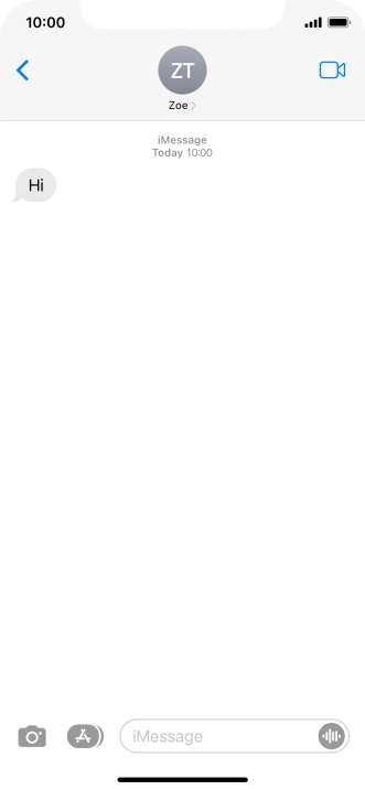 Slide your finger upwards starting from the bottom of the screen to return to the home screen.