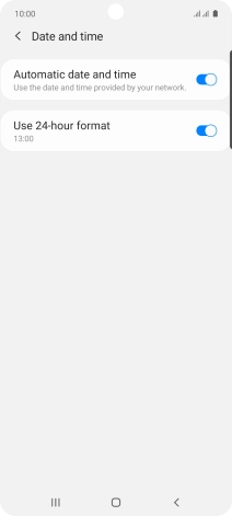 Press the Home key to return to the home screen.