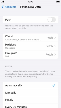 If you turn off the function, press the required setting. If you turn off the function, press the required setting.