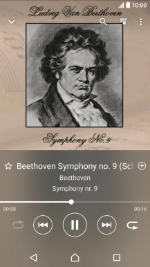Press arrow right to go to the next audio file.