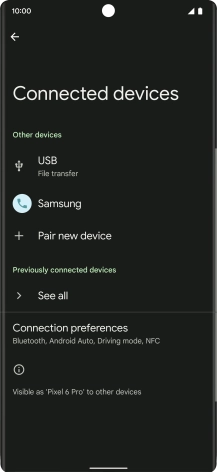 Slide your finger upwards starting from the bottom of the screen to return to the home screen.