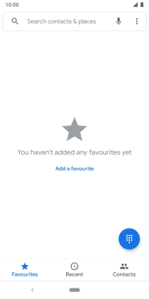 Press the menu icon.