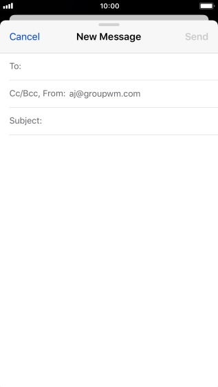 Press the field next to 