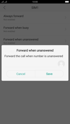 Key in +61414121121 and press Save.