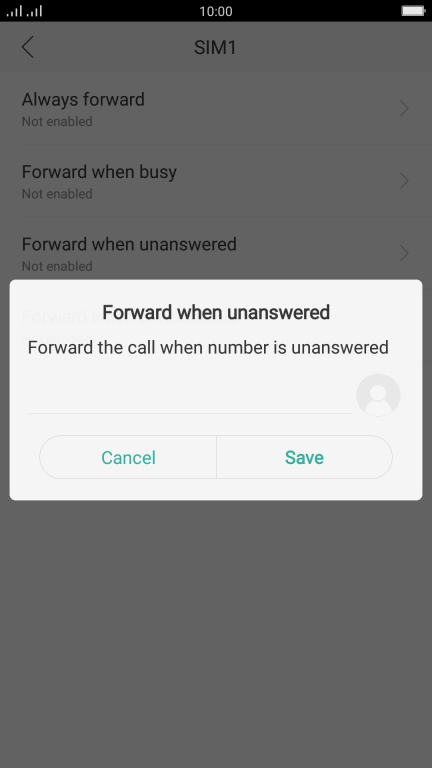 Key in +61414121121 and press Save.