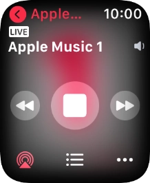 Press arrow left to return to the list.