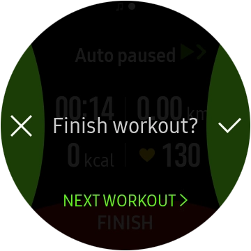 Press the confirm icon.