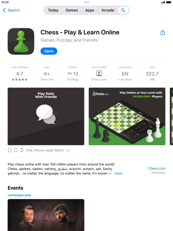 Press the Home key to return to the home screen.