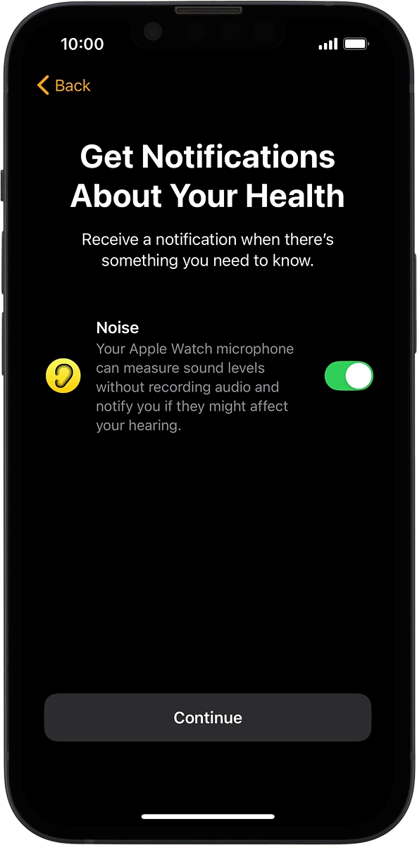 On your phone: Press the indicators to turn the required settings on or off.