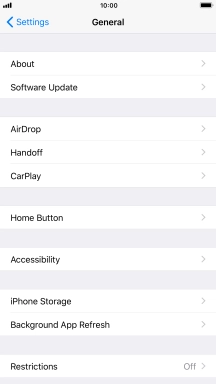 Press Accessibility.