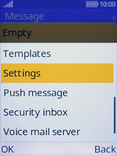 Select Settings.