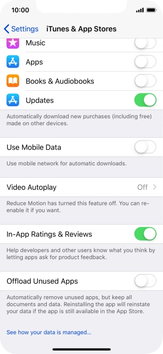 Press the indicator next to Press the indicator next to
