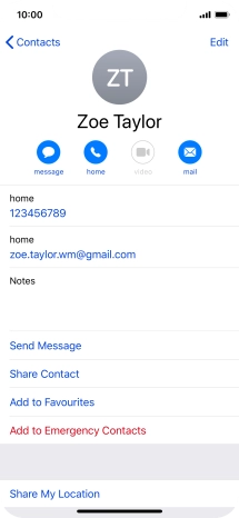 Press the required number.