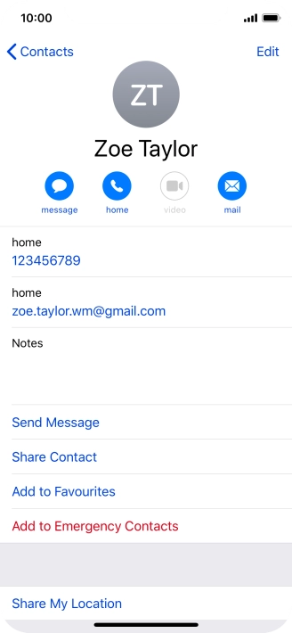 Press the required number.