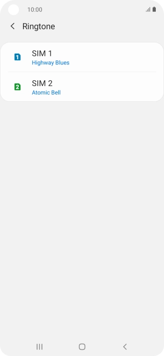 Press the Home key to return to the home screen. Press the Home key to return to the home screen.