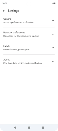 Press Network preferences.