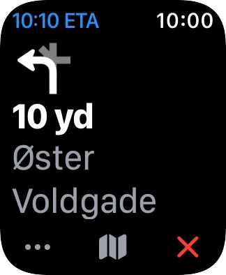 Follow the instructions on the screen to go to the required destination. Follow the instructions on the screen to go to the required destination.