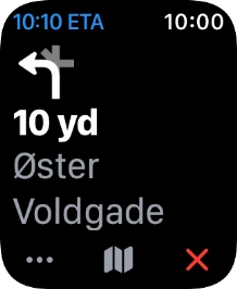 Follow the instructions on the screen to go to the required destination. Follow the instructions on the screen to go to the required destination.