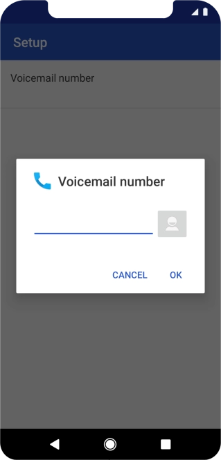 Key in +61414121121 and press OK.
