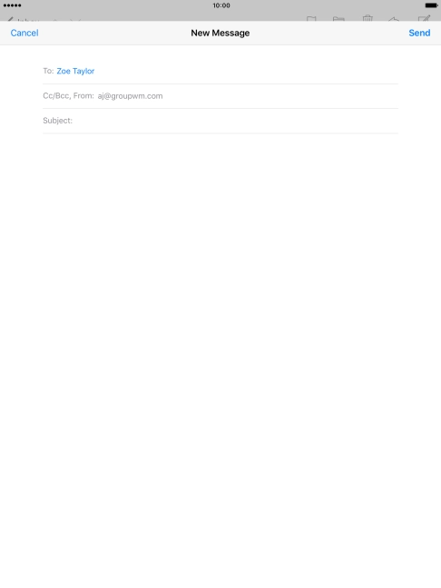 Press Subject and key in the required subject.