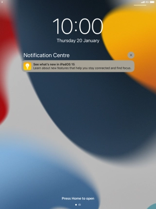 Press the required notification and follow the instructions on the screen to use the selected function.