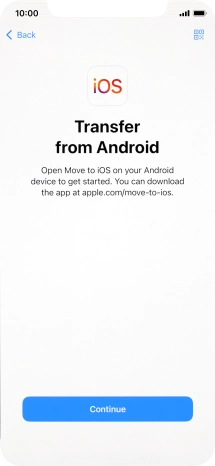 To transfer content to your phone, you need to install the app 