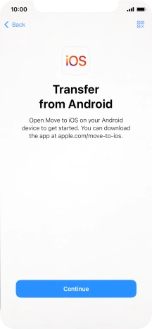 To transfer content to your phone, you need to install the app 