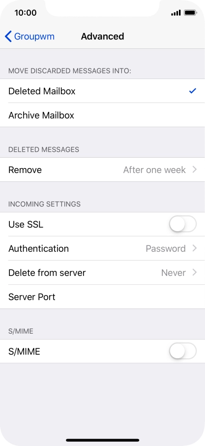 Press Authentication.
