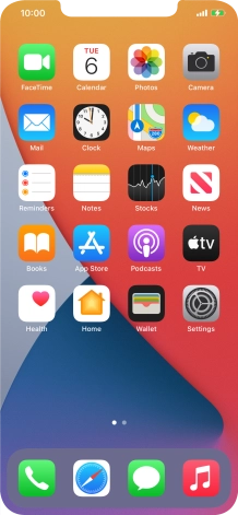 When the battery charging icon is displayed, the battery is charging.
