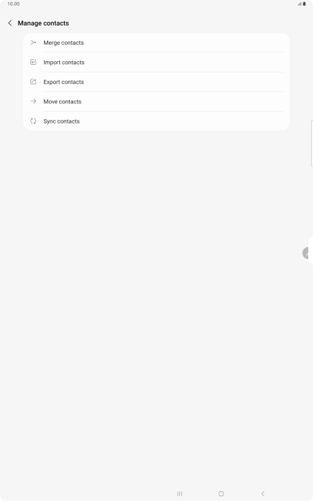 Press Import contacts.