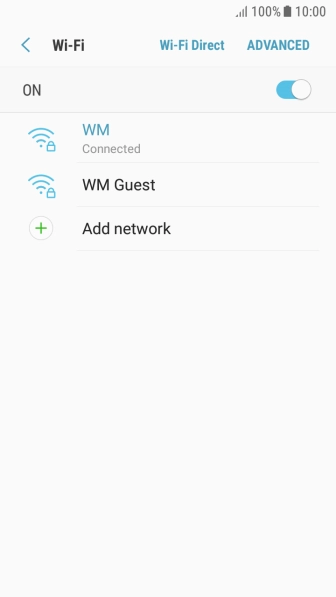 Press the Home key to return to the home screen.