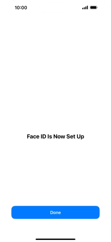 Press Done. If you haven't previously selected a phone lock code, key in a code of your own choice twice.