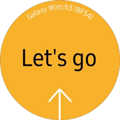 Slide your finger upwards on the screen.