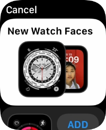 Turn the Digital Crown to see the different watch faces.